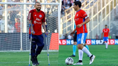 Arturo Vidal no habla con la prensa, pero lo hizo para elogiar a Matías Fernández antes de su despedida.
