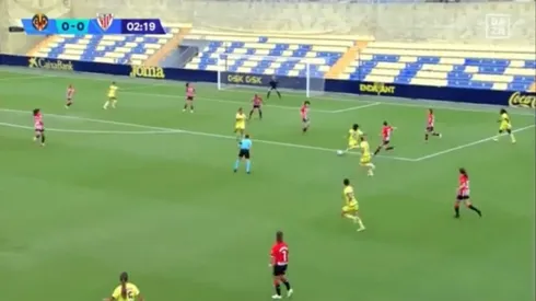 Pancha Lara anotó un golazo para comenzar la goleada del Villarreal ante Athletic.
