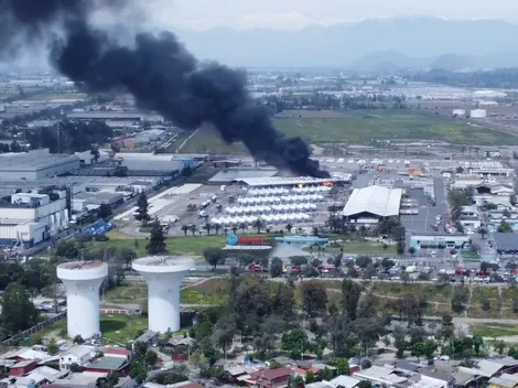 ¿Por qué hay humo en Maipú?