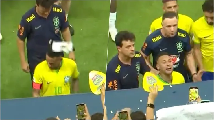 Los hinchas se desquitaron con Neymar