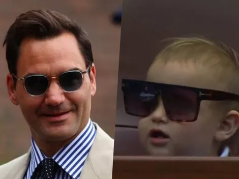 Juanito Jarry es una estrella: su sonriente foto junto a Federer