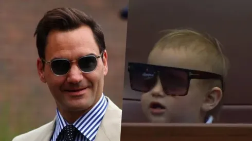 Juanito Jarry conoció a una auténtica leyenda del tenis como Roger Federer.