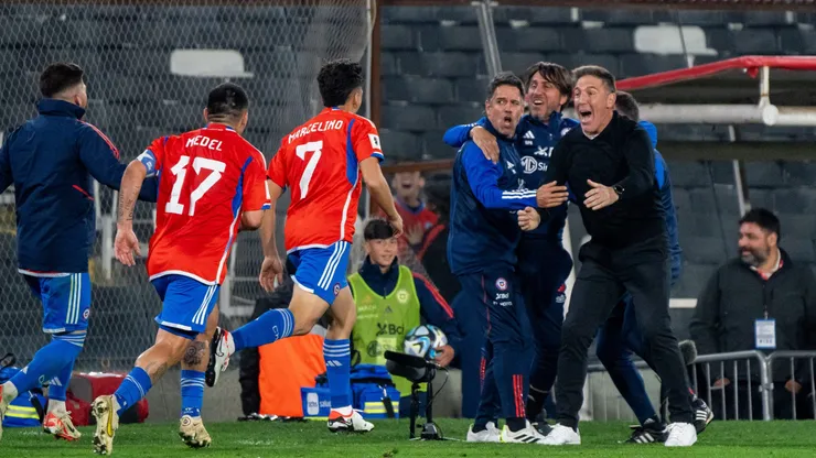 Marcelino Núñez celebra con Berizzo