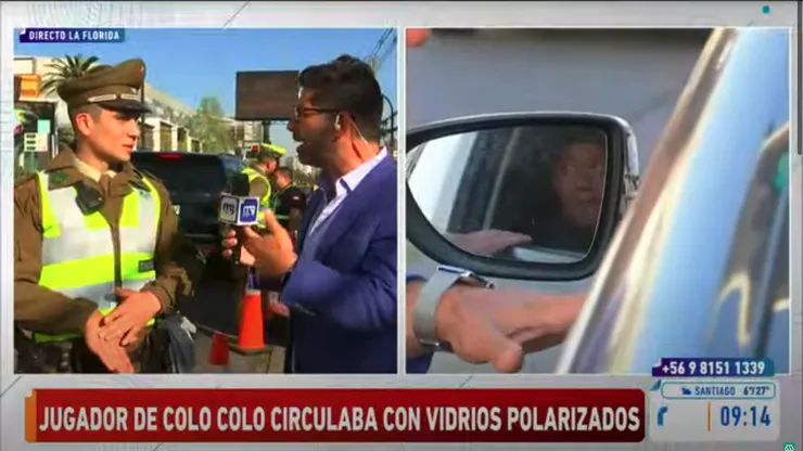 Partean a jugador de Colo Colo ¡en pleno despacho de TV!
