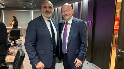 Pablo Milad se reunió esta semana con Gianni Infantino.