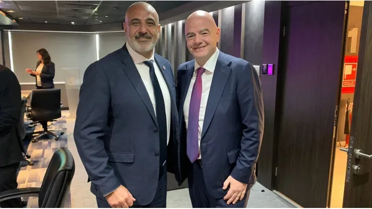 Pablo Milad se reunió esta semana con Gianni Infantino.