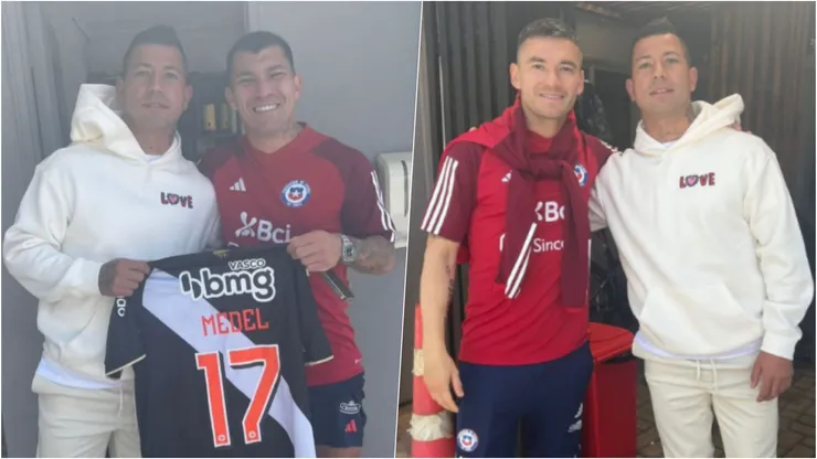 Valencia llegó a JPD para alentar a la Roja