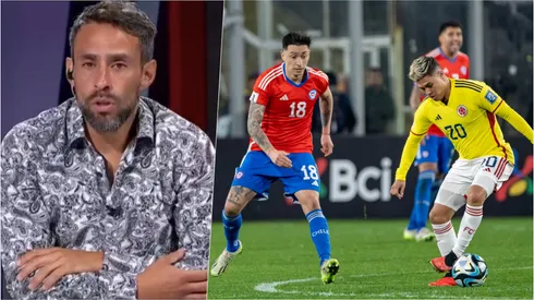 Jorge Valdivia le habló al mediocampo que tendrá Chile esta noche ante Perú.