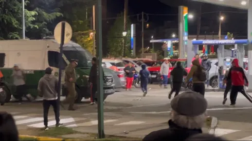 Banderazo previo a Chile vs Perú termina con hinchas detenidos