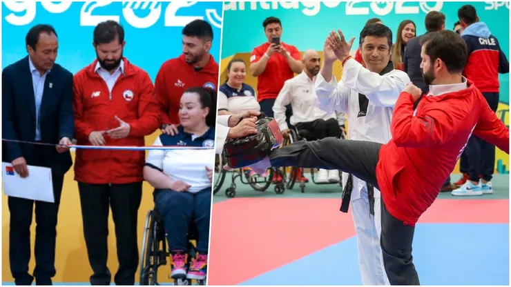 Gabriel Boric en la inauguración del Nacional