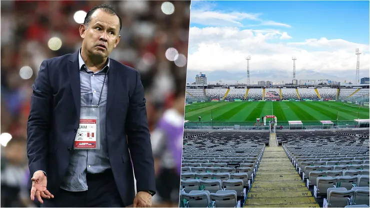 Juan Reynoso dejó en claro que esperan el Monumental en buenas condiciones y no como estuvo ante Colombia.