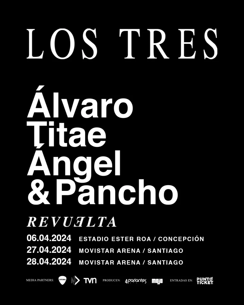 Los Tres se reúnen nuevamente y la venta de entradas para los conciertos se realizará este jueves 12 de octubre al mediodía.