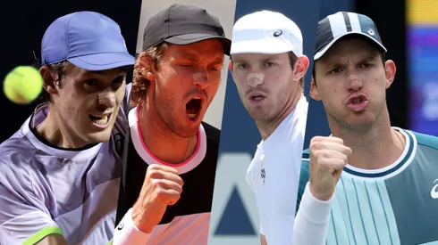 Nicolás Jarry usa un parche en la nariz para jugar sus partidos.