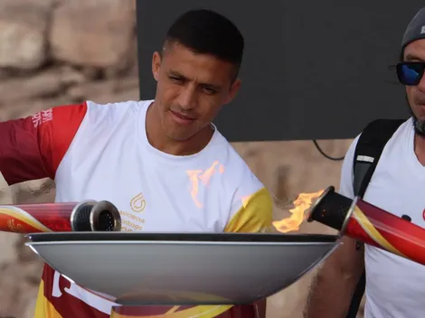 Alexis pasea la antorcha por Antofagasta