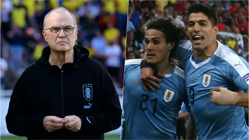 Marcelo Bielsa mantiene cortados a Luis Suárez y Edinson Cavani.