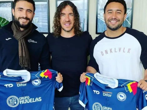 Puyol trepa por Chile: Carles visita Osorno y firma camisetas