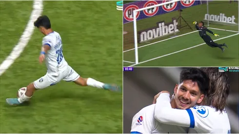 ¡Se pasó! Jimmy Martínez anota el gol del año en Chile.