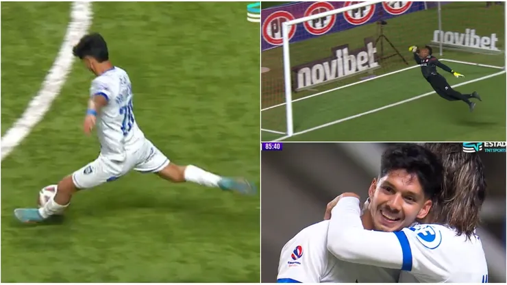 ¡Se pasó! Jimmy Martínez anota el gol del año en Chile.