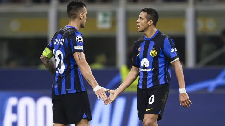 Alexis Sánchez y Lautaro Martínez serán titulares en el Inter de Milán. Hace más de un año que no lo hacen.