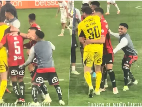 Jordhy le hace la "Gran Jarita" a Gil en pleno festejo