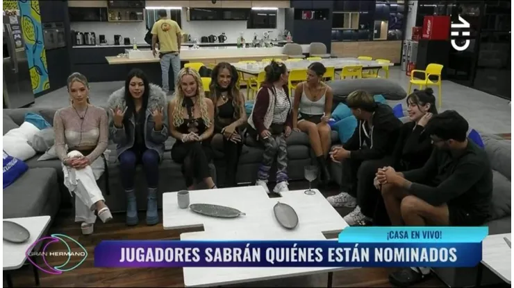 Así quedó la placa de nominación en GH.