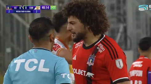 Falcón encaró al árbitro Wladimir Muñoz