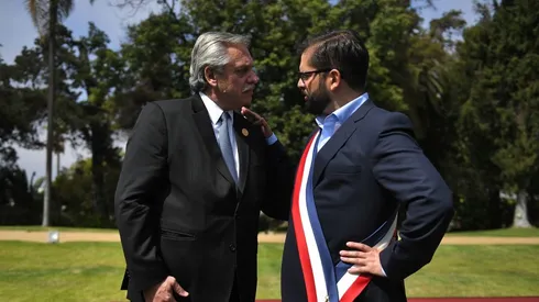 Gabriel Boric y Alberto Fernández