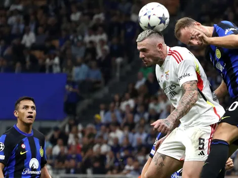 El Inter con Alexis triunfa ante el Benfica