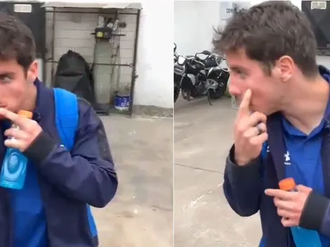 Montes muestra las marcas que le dejó el golpe de Torta Opazo