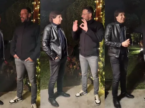 Bambino Pons le canta el mítico 'Hey Ruud' a Van Nistelrooy