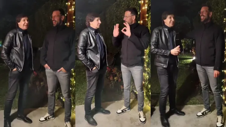 Bambino Pons le canta el mítico 'Hey Ruud' a Van Nistelrooy