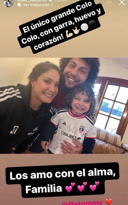 La imagen del Peluca Falcón tras vencer con Colo Colo a la UC. | Foto: Captura.