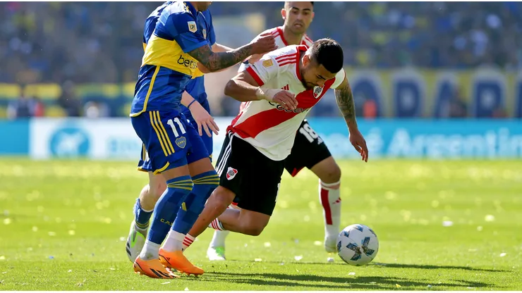 El chileno fue clave para la victoria de River en La Bombonera.