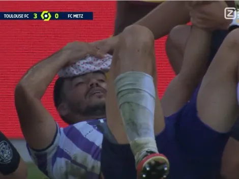 Nos hizo pasar susto: Suazo protagoniza dura caída en Francia