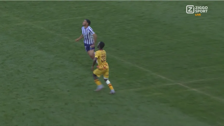 Esta es la secuencia de la caída de Gabriel Suazo en el duelo del Toulouse.