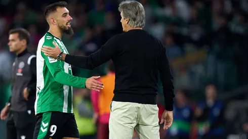 Manuel Pellegrini valoró el aporte de Borja Iglesias pese a fallar en la definición.