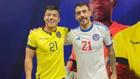 Matías Catalán tuvo un emotivo reencuentro con un ex compañero suyo en Talleres de Córdoba.