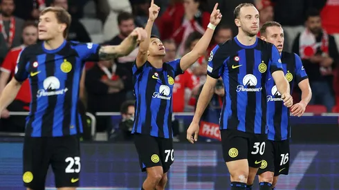 Alexis Sánchez marcó el gol del empate de Inter de Milán ante Benfica.