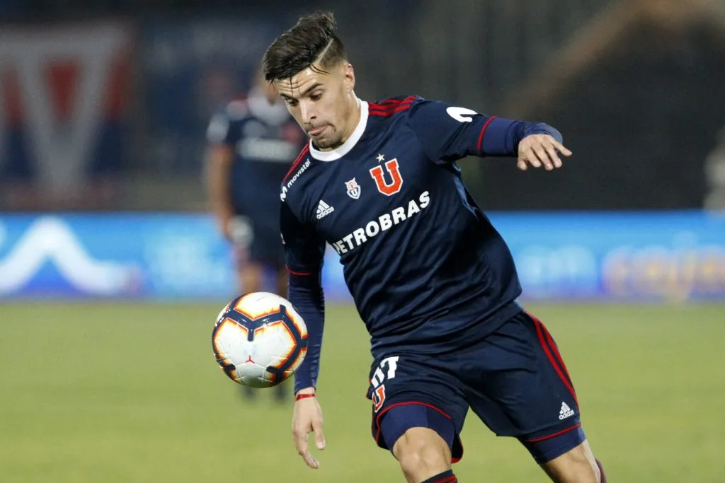 Nicolás Oroz marcó cuatro goles por Universidad de Chile. Foto: Ramon Monroy/Photosport