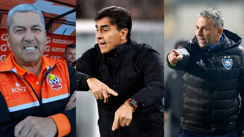 Gustavo Huerta y sus tocayos Quinteros y Álvarez: los tres técnicos que pueden salir campeón en la primera división chilena.