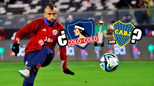 Vidal debe elegir entre jugar la Libertadores con Colo Colo o la Sudamericana con Boca.