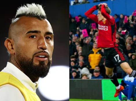 Vidal critica a Garnacho por imitar a CR7: "Tiene que hacer su..."