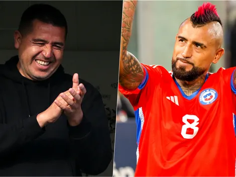 Riquelme sueña con Vidal en Boca Juniors