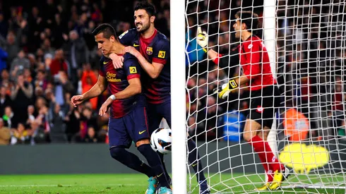 David Villa compartió con Alexis Sánchez en su paso por Barcelona.