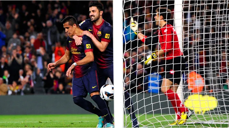 David Villa compartió con Alexis Sánchez en su paso por Barcelona.