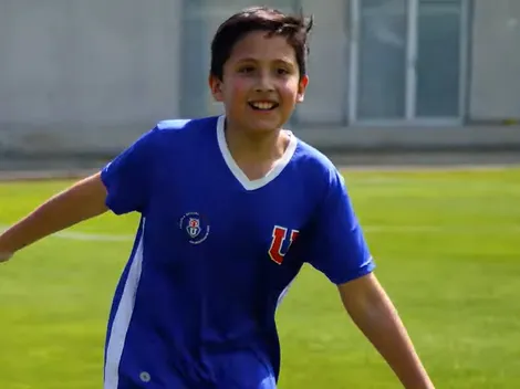 Niño de las escuelas de fútbol de la U la rompió en su visita al CDA
