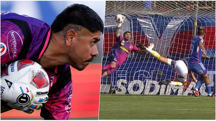 Diego Sánchez y una acción que marcó el duelo de la U con Coquimbo.