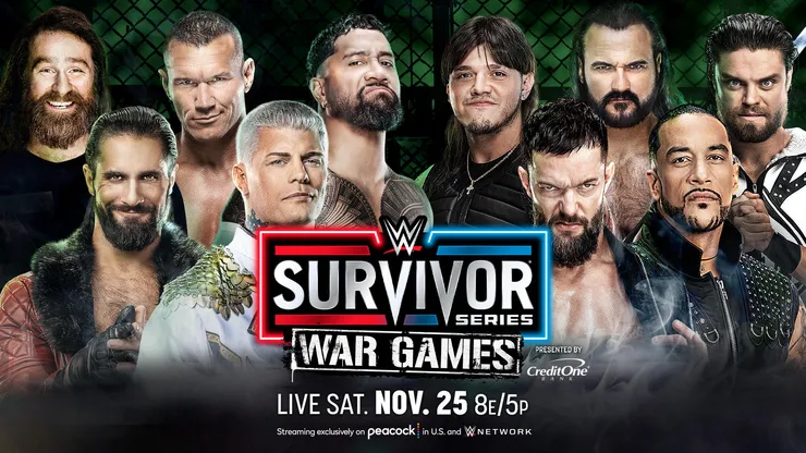 El combate estilo "War Games Match" masculino de Survivor Series es una de las principales atracciones del día.