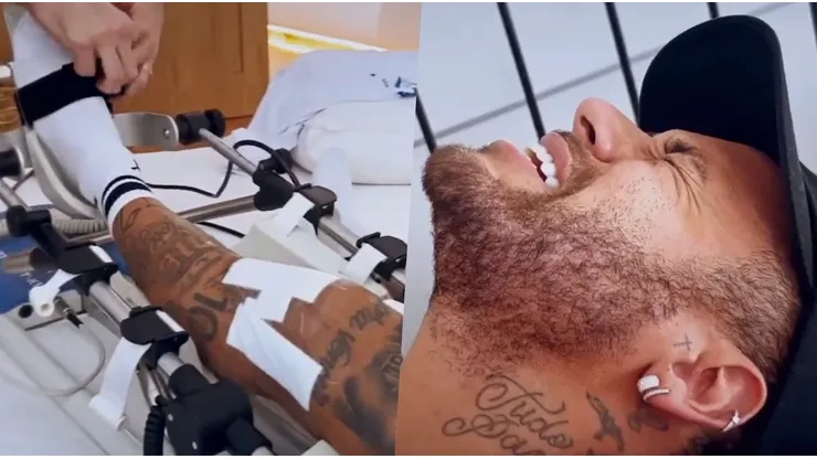 La rehabilitación de Neymar está siendo una verdadera tortura.