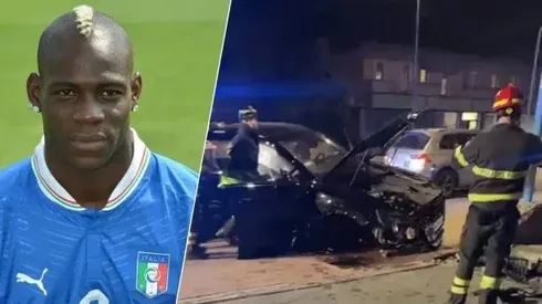 Balotelli protagoniza brutal accidente y se niega a la alcoholemia